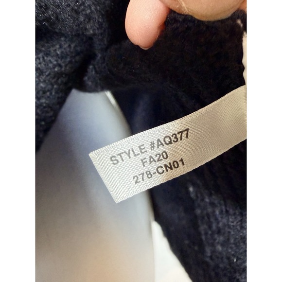 J.Crew Womens M Black Merino Alpaca Blend Cardigan V Neck Button Front - Picture 7 of 11